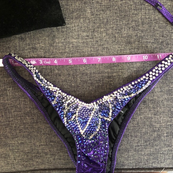 Purple Saleyla Fully stoned Figure Suit - Picture 4 of 10